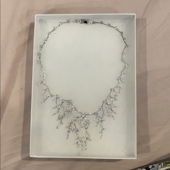 CUBIC ZIRCONIA NECKLACE - Picture 2 of 2